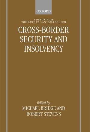 Cross-border Security and Insolvency de Michael Bridge