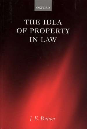 The Idea of Property in Law de James Penner