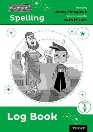 Read Write Inc. Spelling: Read Write Inc. Spelling: Log Book 5-6 (Pack of 5) de Ruth Miskin