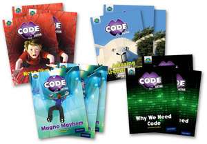 Project X CODE Extra: Gold Book Band, Oxford Level 9: Marvel Towers and CODE Control, Class pack of 12 de Elen Caldecott