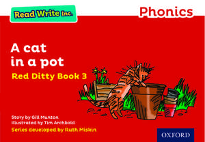 Read Write Inc. Phonics: A Cat in a Pot (Red Ditty Book 3) de Gill Munton