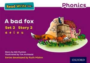 Read Write Inc. Phonics: A Bad Fox (Purple Set 2 Storybook 2) de Gill Munton