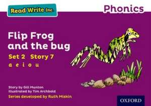 Read Write Inc. Phonics: Flip Frog and the Bug (Purple Set 2 Storybook 7) de Gill Munton