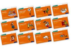 Read Write Inc. Phonics: Orange Set 4 Core Storybooks (Mixed Pack of 12) de Gill Munton