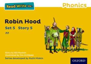 Read Write Inc. Phonics: Robin Hood (Yellow Set 5 Storybook 5) de Gill Munton