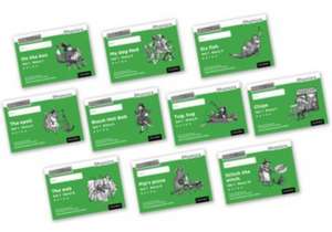 Read Write Inc. Phonics: Green Set 1 Core Black & White Storybooks (Mixed Pack of 10) de Gill Munton