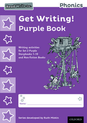 Read Write Inc. Phonics: Get Writing! Purple Book Pack of 10 de Ruth Miskin