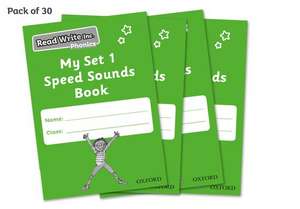 Read Write Inc. Phonics: My Set 1 Speed Sounds Book (Pack of 30) de Ruth Miskin