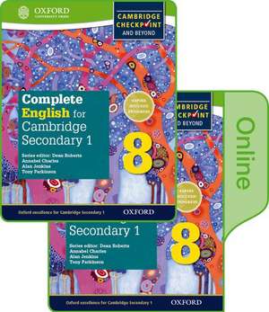 Complete English for Cambridge Lower Secondary Print and Online Student Book 8 (First Edition) de Dean Roberts