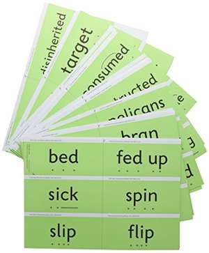 Read Write Inc. Fresh Start: Module Green Word Cards de Ruth Miskin