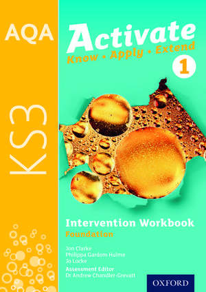 AQA Activate for KS3: Intervention Workbook 1 (Foundation) de Jon Clarke