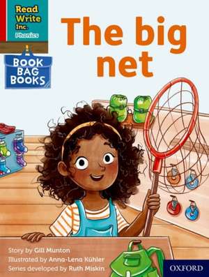 Read Write Inc. Phonics: The big net (Red Ditty Book Bag Book 4) de Ruth Miskin