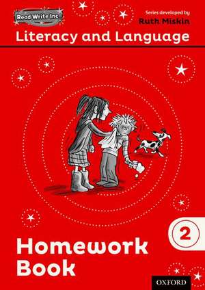 Read Write Inc.: Literacy & Language: Year 2 Homework Book Pack of 10 de Ruth Miskin