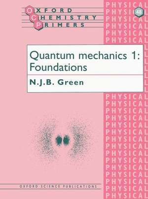 Quantum Mechanics 1: Foundations de N. J. B. Green