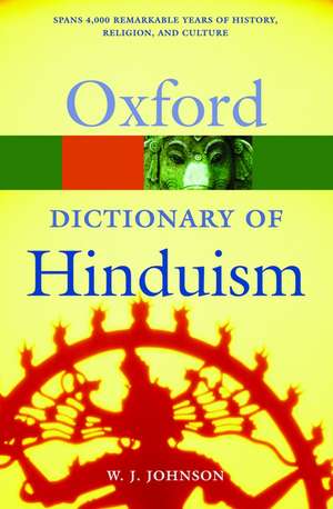 A Dictionary of Hinduism de W. J. Johnson