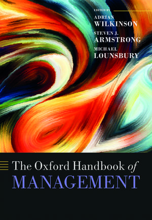 The Oxford Handbook of Management de Adrian Wilkinson