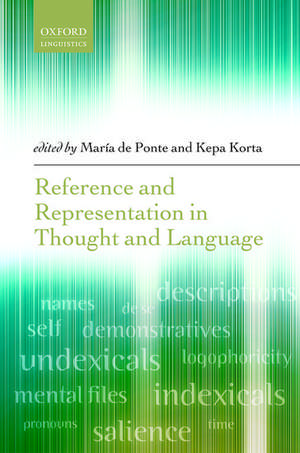 Reference and Representation in Thought and Language de María de Ponte