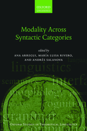 Modality Across Syntactic Categories de Ana Arregui