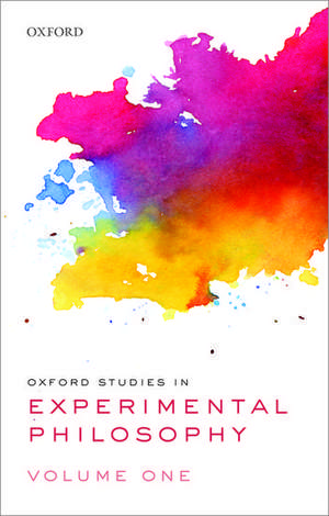 Oxford Studies in Experimental Philosophy, Volume 1 de Tania Lombrozo