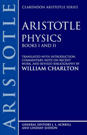 Physics Books I and II de Aristotle