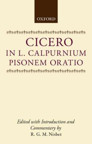 In L. Calpurnium Pisonem Oratio de Cicero