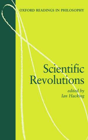 Scientific Revolutions de Ian Hacking