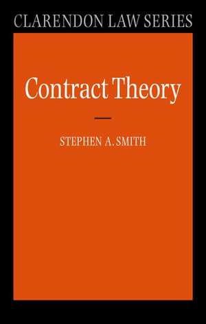 Contract Theory de Stephen A. Smith