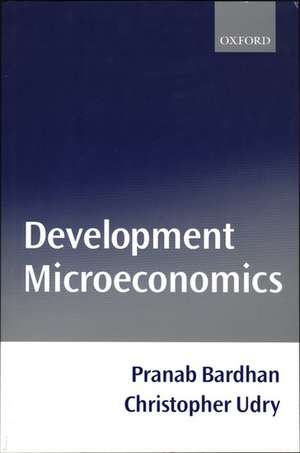 Development Microeconomics de Pranab Bardhan