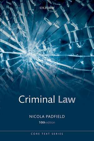 Criminal Law de Nicola Padfield