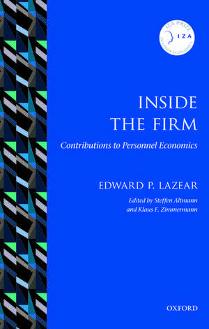 Inside the Firm: Contributions to Personnel Economics de Edward P. Lazear