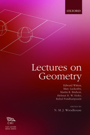 Lectures on Geometry de Edward Witten