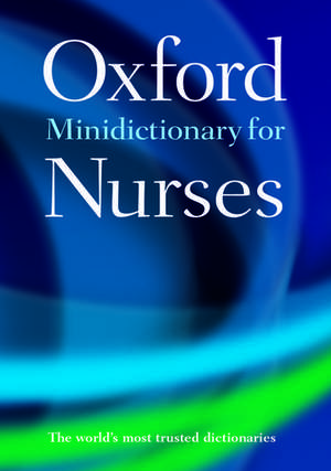 Minidictionary for Nurses de Elizabeth A. Martin