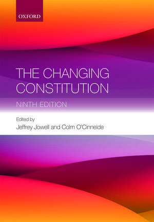 The Changing Constitution de Sir Jeffrey Jowell