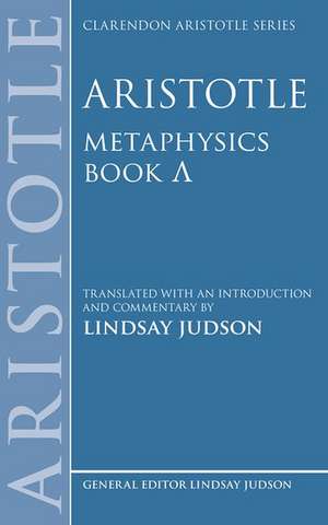 Aristotle, Metaphysics Lambda de Lindsay Judson