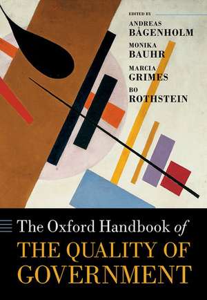 The Oxford Handbook of the Quality of Government de Andreas Bågenholm