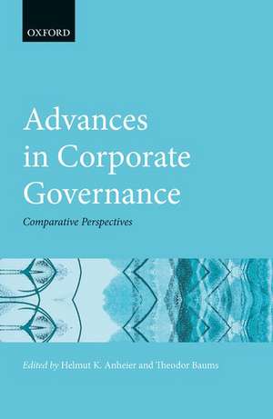 Advances in Corporate Governance: Comparative Perspectives de Helmut K. Anheier