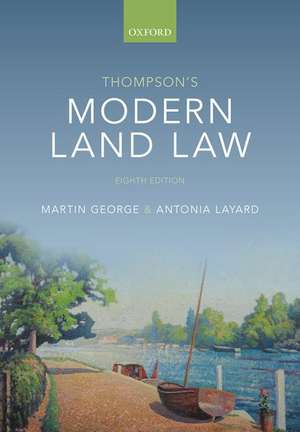 Thompson's Modern Land Law de Martin George