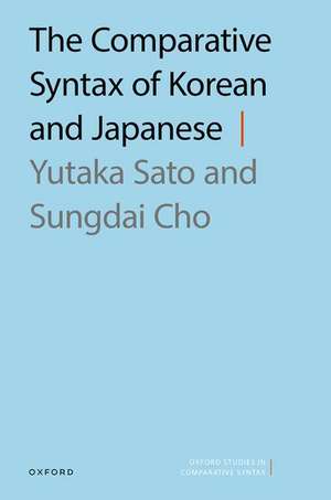 The Comparative Syntax of Korean and Japanese de Yutaka Sato