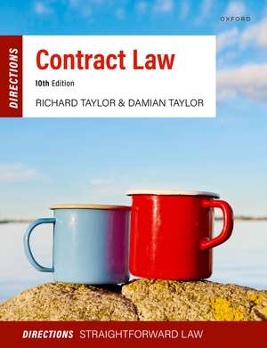 Contract Law Directions de Richard Taylor