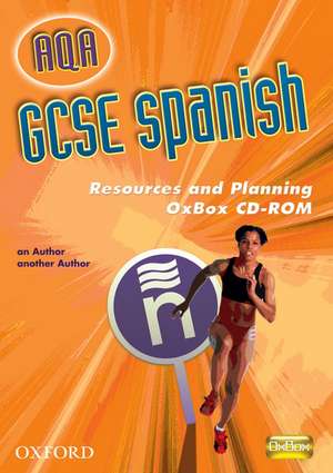 AQA GCSE Spanish Resources and Planning OxBox CD-ROM de Isabel Alonso de Sudea