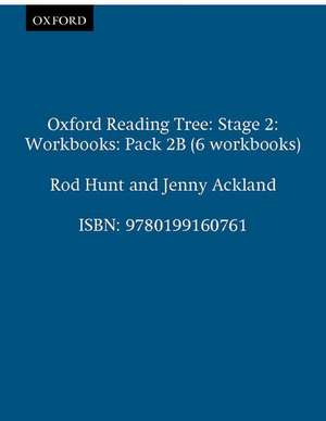 Oxford Reading Tree: Level 2: Workbooks: Pack 2B (6 workbooks) de Jenny Ackland