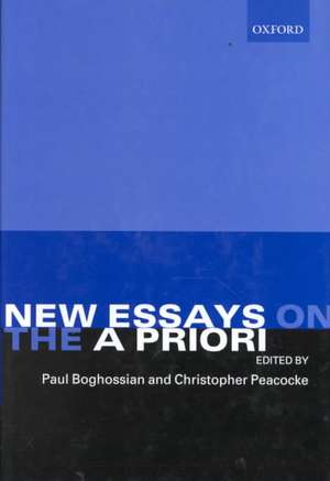 New Essays on the A Priori de Paul Boghossian