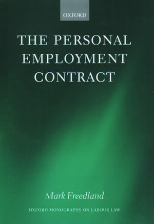 The Personal Employment Contract de Mark R. Freedland