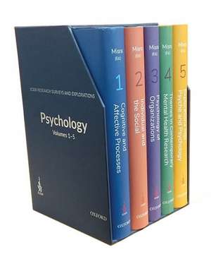 Psychology Volumes 1-5: ICSSR Research Surveys and Explorations de Girishwar Misra