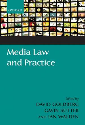 Media Law and Practice de David Goldberg