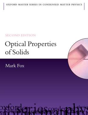 OPTICAL PROPERTIES SOLIDS 2E OMSP C de Fox