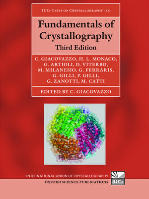 Fundamentals of Crystallography de Carmelo Giacovazzo