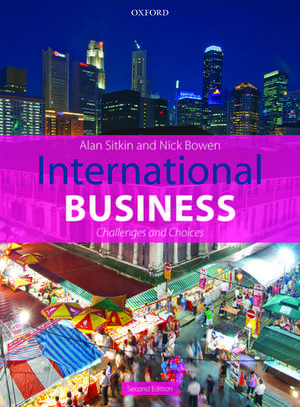 International Business: Challenges and Choices de Alan Sitkin