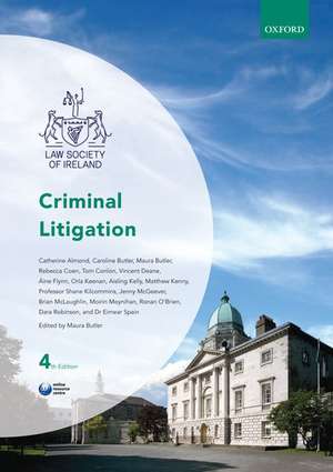 Criminal Litigation de Maura Butler