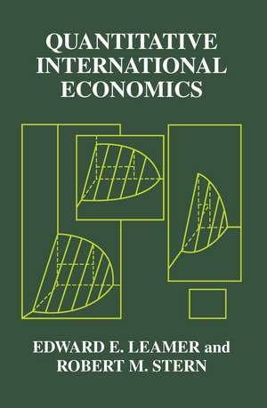 Quantitative International Economics de Edward E. Leamer